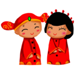卡通新郎新娘PNG免扣素材