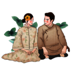 卡通新郎新娘PNG免扣素材