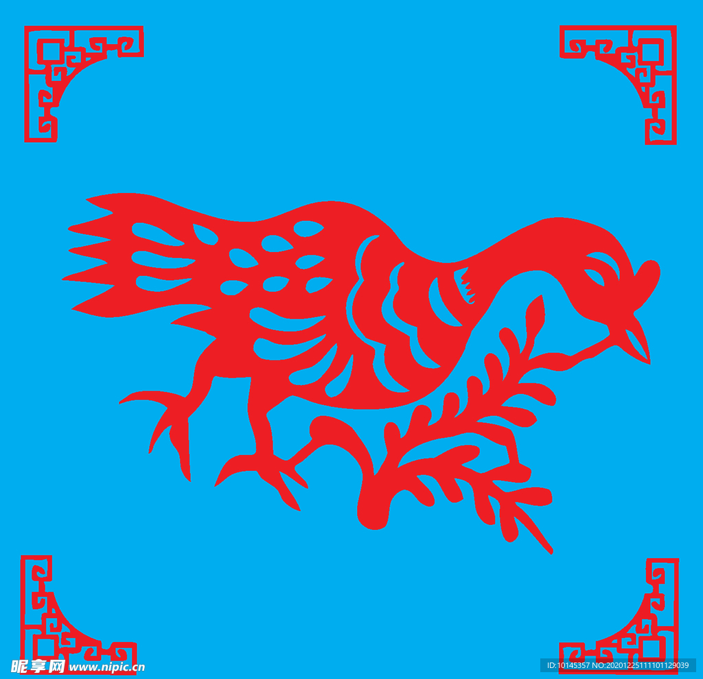鸟儿剪纸