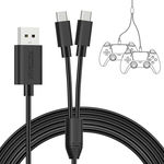 PS5手柄 充电线白底图