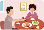 家人一起吃饭
