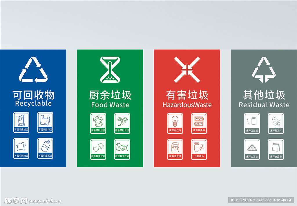 垃圾分类标识