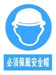 必须佩戴安全帽