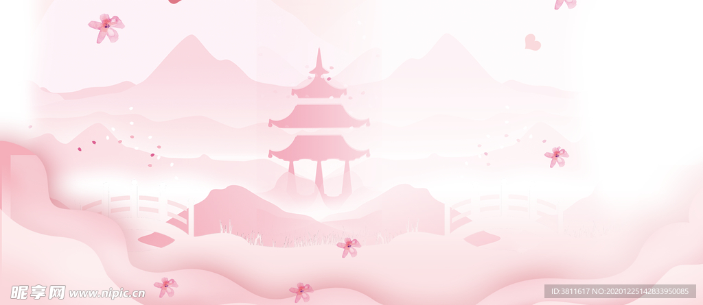 红色背景