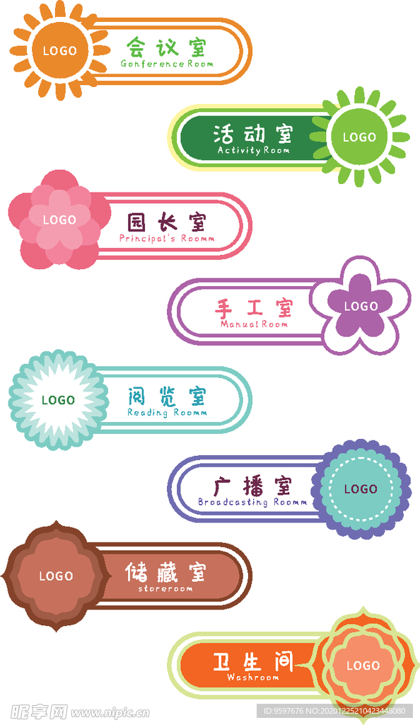 校园班级科室VI门牌