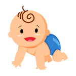 可爱卡通手绘宝宝png