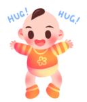 可爱卡通手绘宝宝png