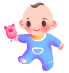 可爱卡通手绘宝宝png