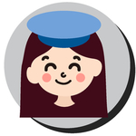卡通职业女孩头像