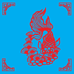 金鱼剪纸