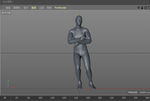 C4D骨骼绑定动画动作骑马舞蹈