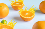 橙子和橙汁摄影