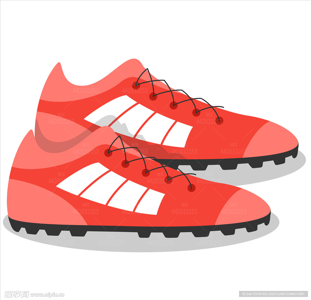 卡通鞋子球鞋插画图片
