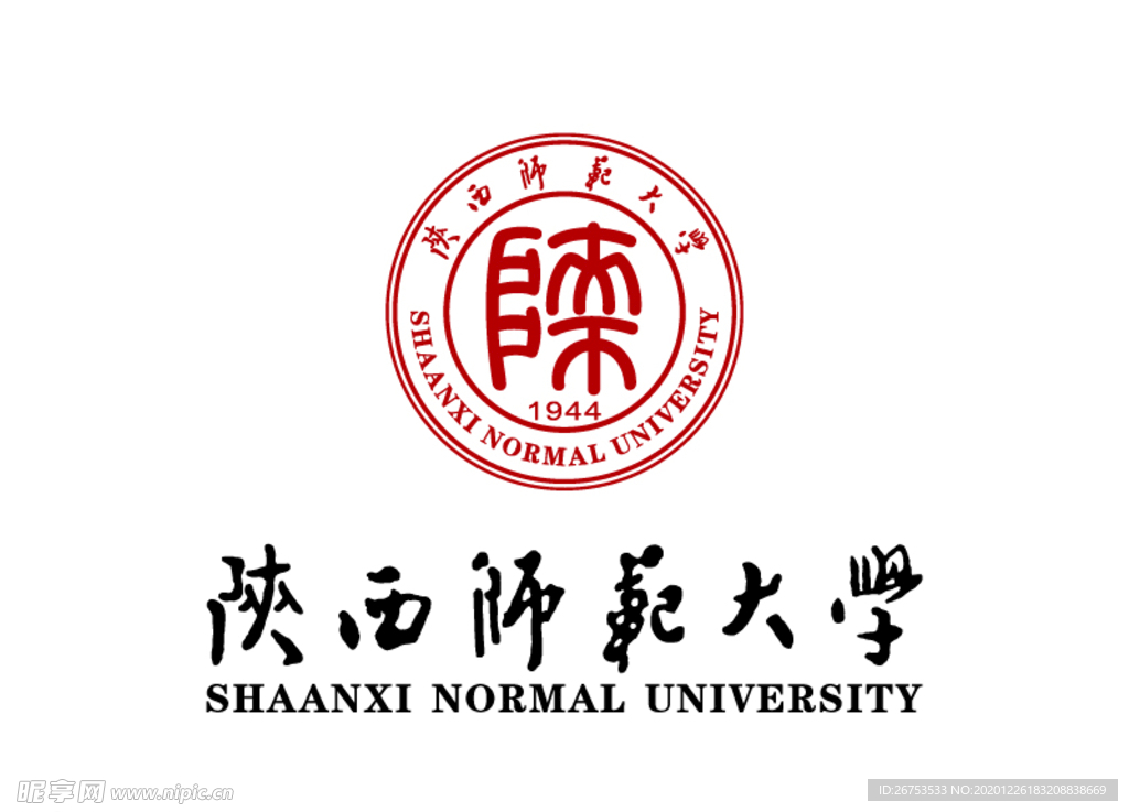 陕西师范大学 校徽 LOGO