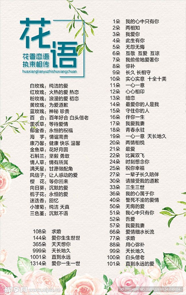 花语