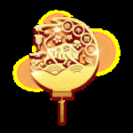 新年牛年2021元旦灯笼装饰元
