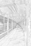 北京 颐和园 线性稿 古建筑