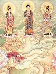 西方三圣工笔画-注意清晰度有限
