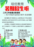 彩页  辅导班   海报