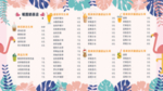 奶茶菜单