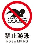 矢量禁止游泳