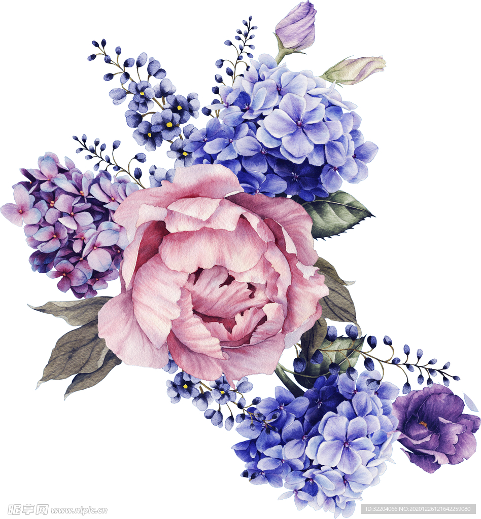 手绘花