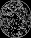 手绘水彩凤凰