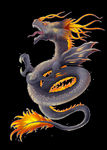 中国风金色龙元素