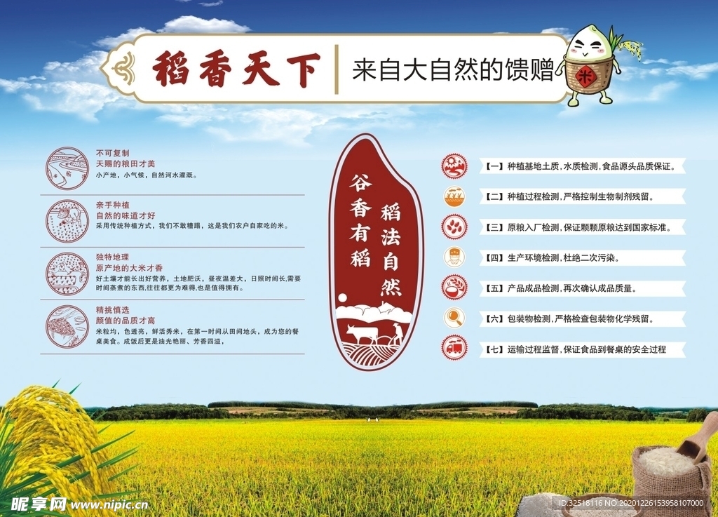 稻谷大米海报