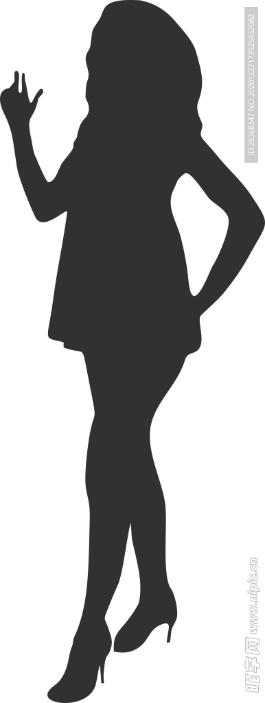 美女剪影