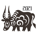 2021牛年剪纸