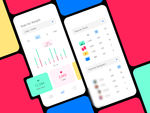 xd浅色UI设计数据页列表页A