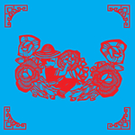 赏花剪纸