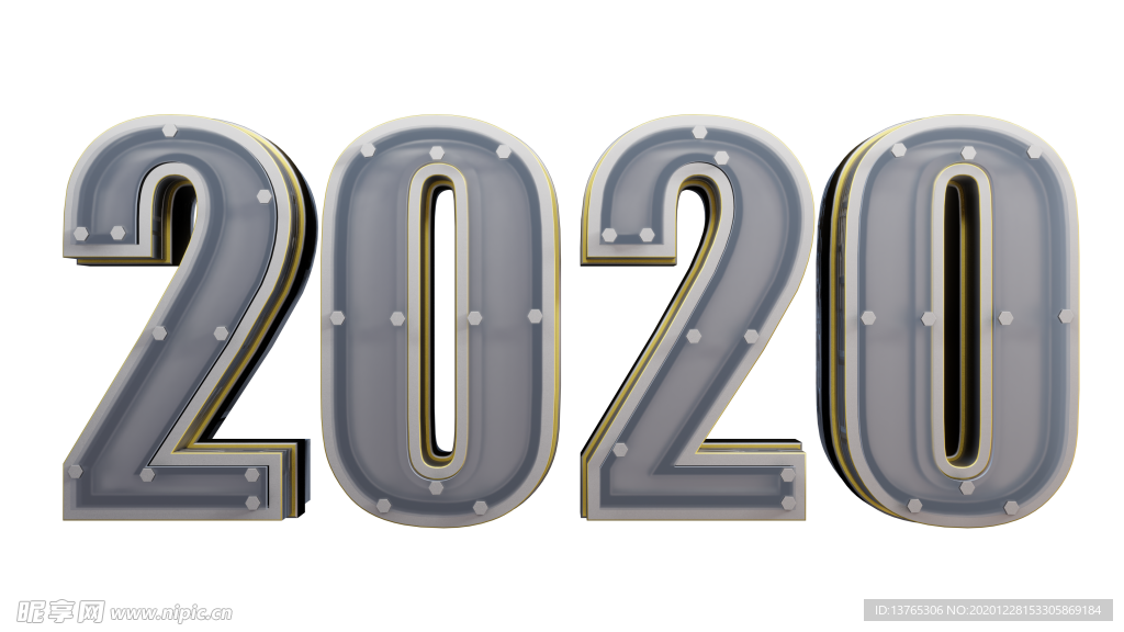 2020数字logo