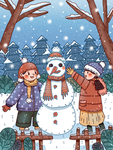 小寒海报 小寒素材 冰雪素材