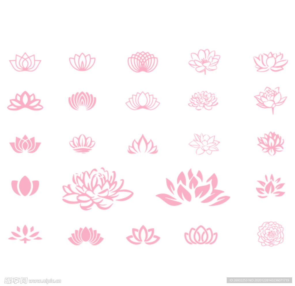 矢量 莲花