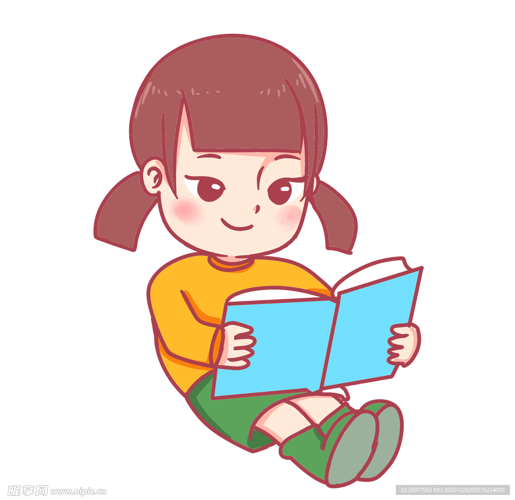 读书的女孩