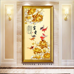 家和富贵玄关画