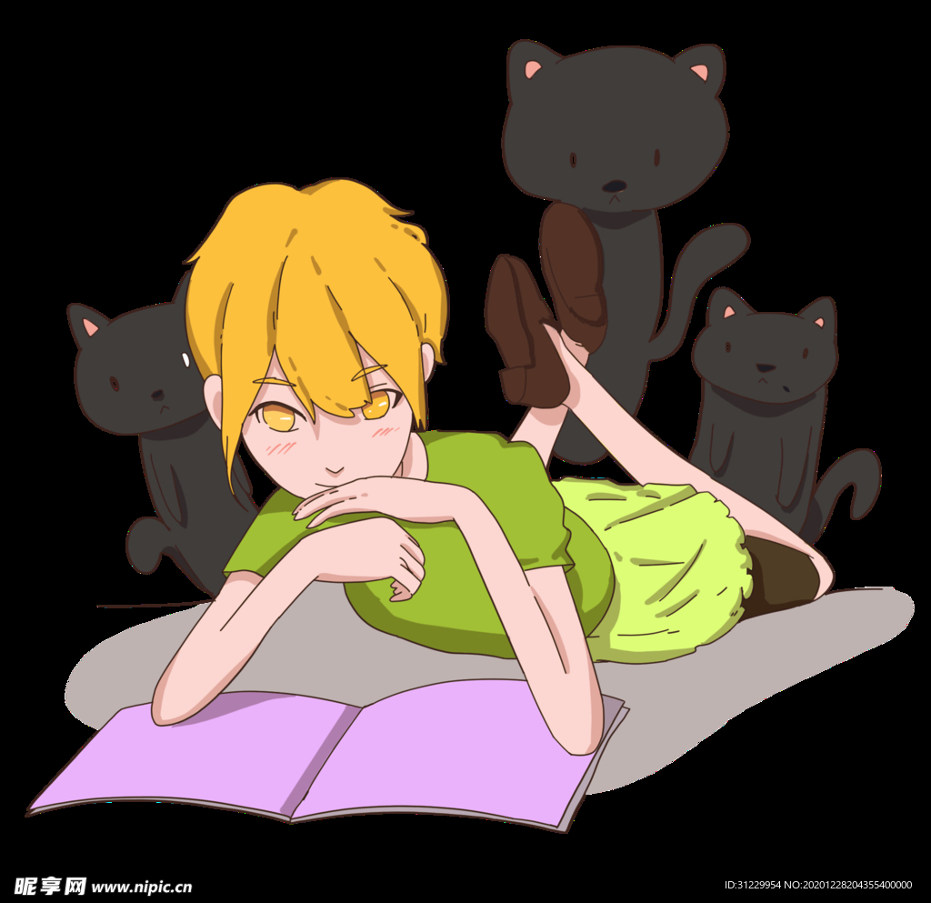 卡通男孩