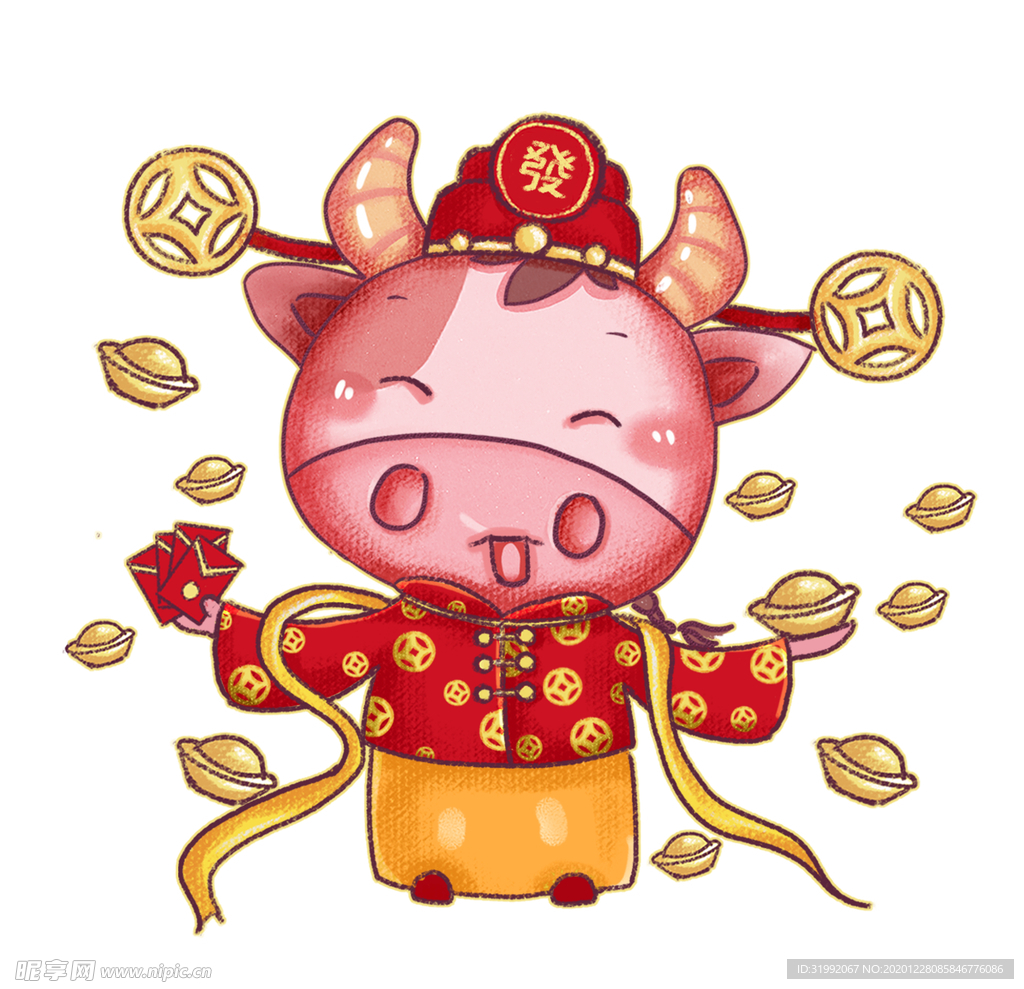 卡通牛
