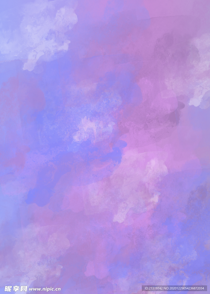 清新蓝紫色水彩渐变效果背景图