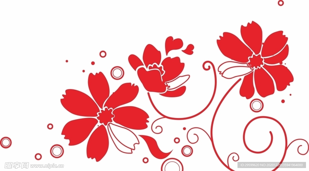 矢量花瓣