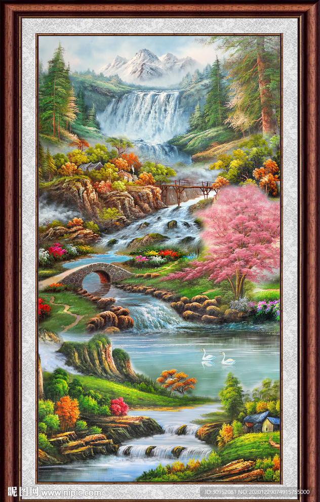 山水画 油画