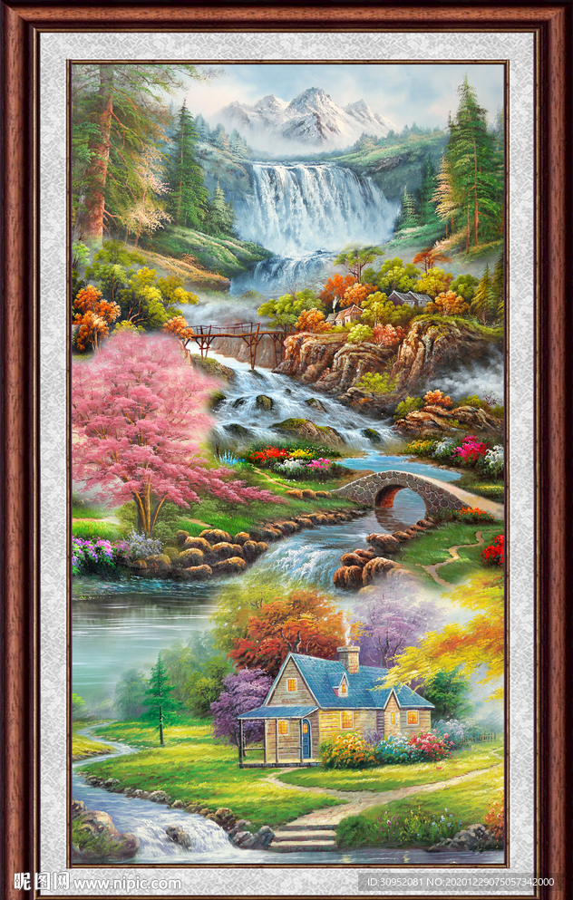 山水油画