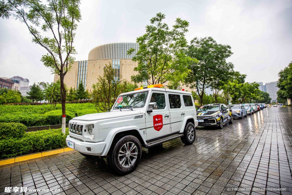 汽车 外景 配图 美景 环青赛