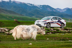 汽车 外景 配图 美景 环青赛