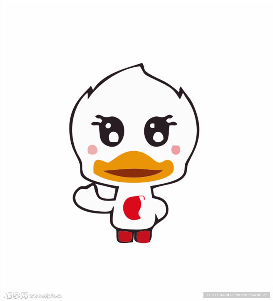卡通鸭子