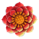 立体浮雕花朵免扣元素PNG