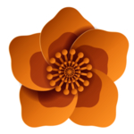 立体浮雕花朵免扣元素PNG