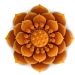 立体浮雕花朵免扣元素PNG